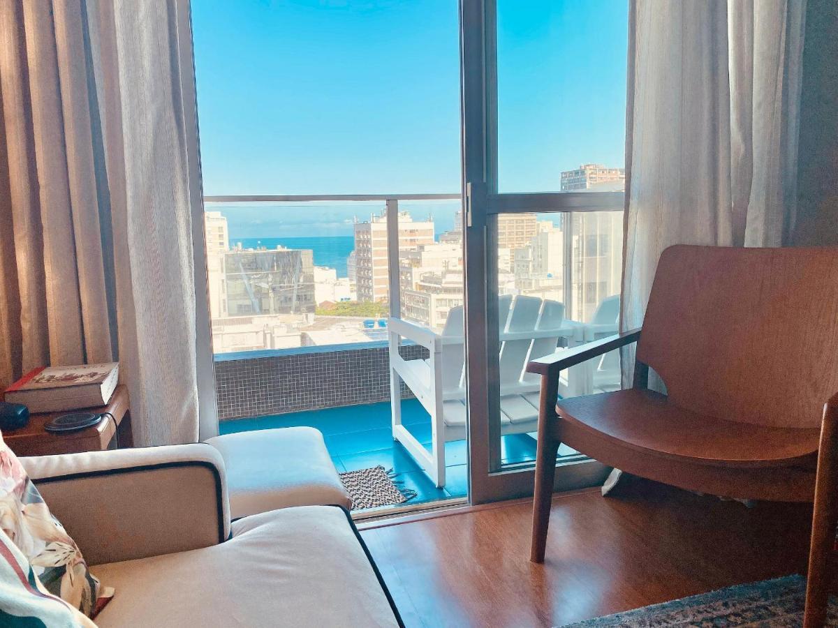 Leblon Flat Service 2 Quartos Vista Mar 리오데자네이루 외부 사진