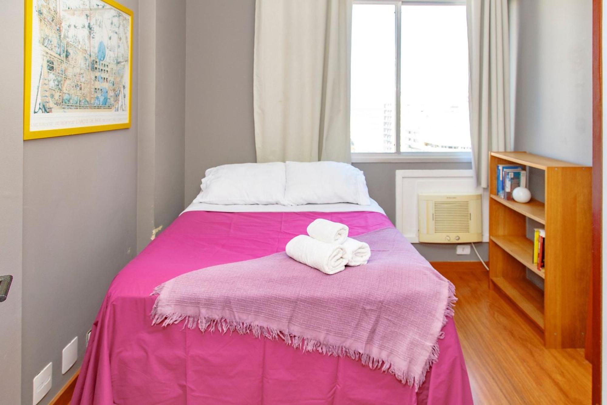 Leblon Flat Service 2 Quartos Vista Mar 리오데자네이루 외부 사진